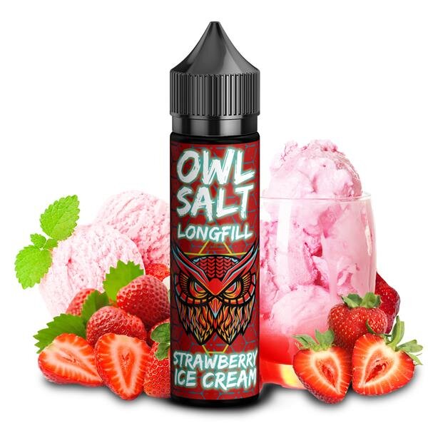 Owl Overdosed - Strawberry Ice Cream 10/60ml